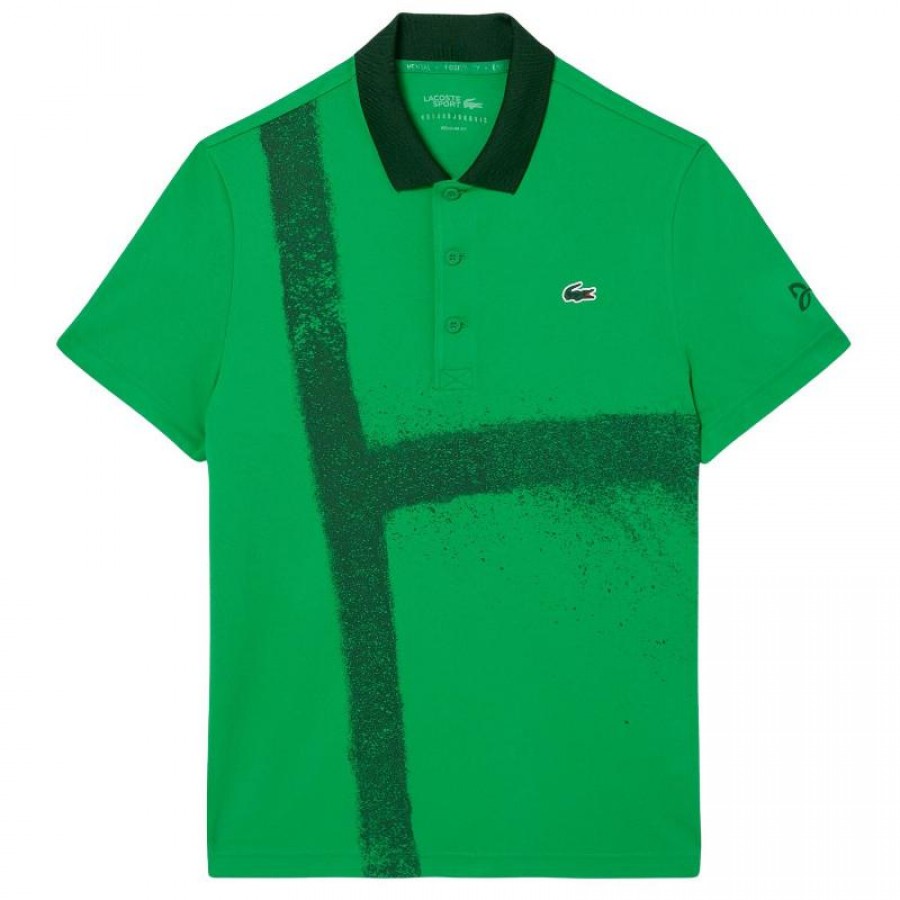 Polo Lacoste Novak Djokovic Ultra Dry Verde  Oferta + Barato