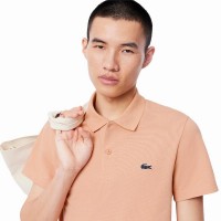 Polo Lacoste Regular Fit Algodon Beige Corallo  Offerta + Economico