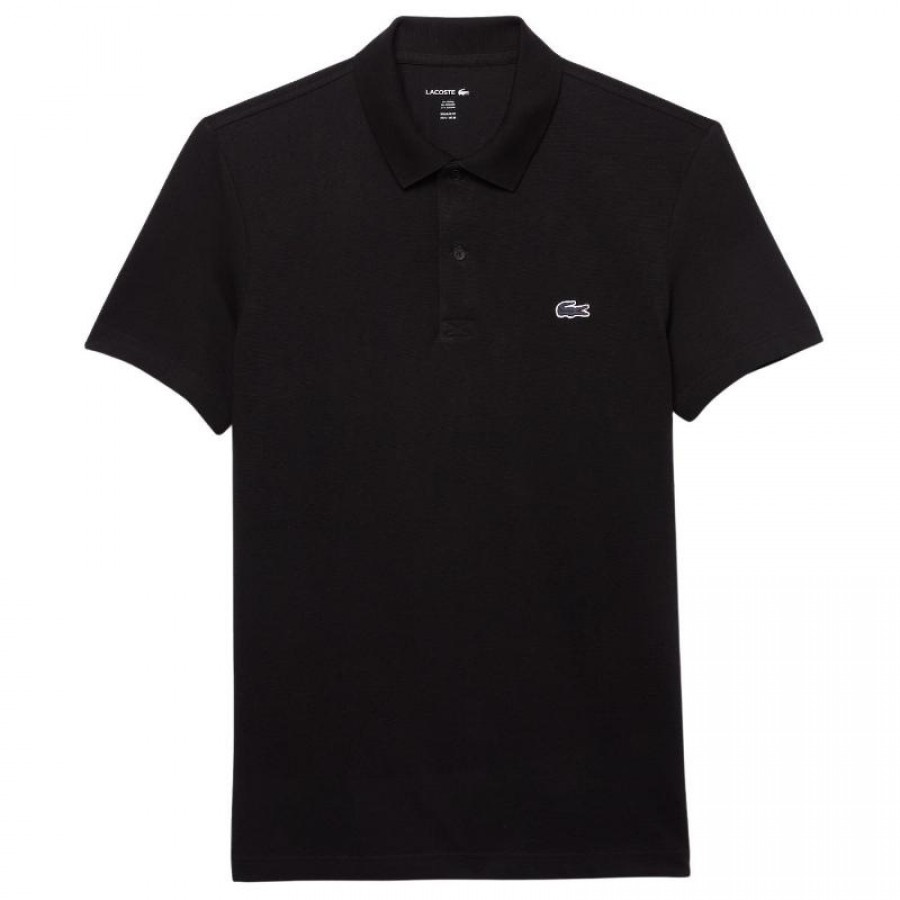 Polo Lacoste Regular Fit Algodon Negro  Oferta + Barato