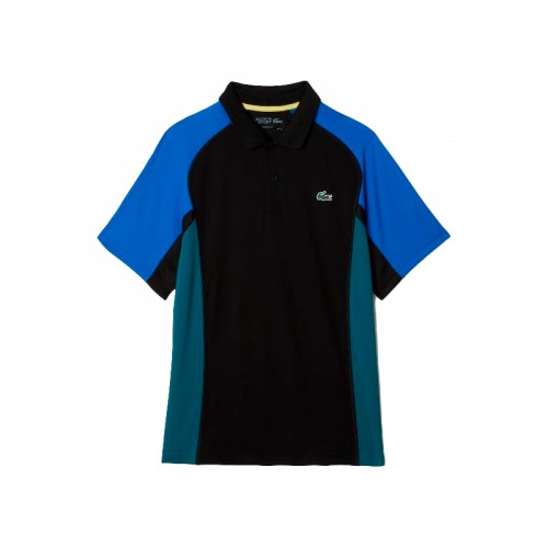 Polo Lacoste Sport Regular Fit Negro Azul Polo Lacoste Sport Regular Fit Negro Azul