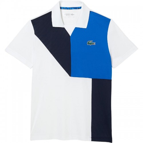 Polo Lacoste Sport Ultra Dry Blanco Marino Polo Lacoste Sport Ultra Dry Blanco Marino