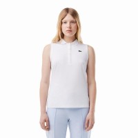 Polo Lacoste Ultra Dry White Donna  Offerta + Economico