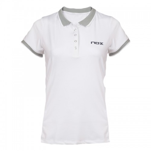 Nox Meta 10TH Anniversary White Women''s Polo Shirt Nox Meta 10TH Anniversary White Women''s Polo Shirt