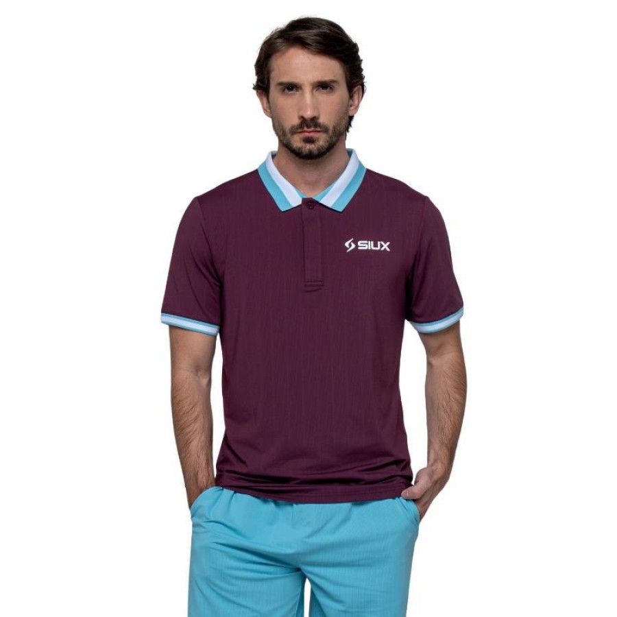 Camisa Polo Siux Apex 26 Borgonha