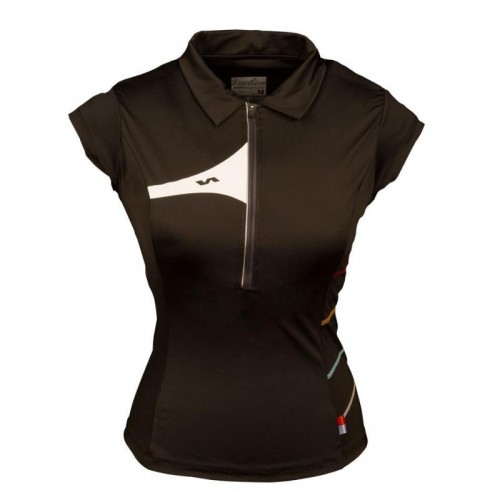 Polo Varlion M/C MD13W02 Negro Mujer Polo Varlion M/C MD13W02 Negro Mujer