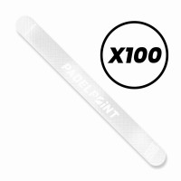 Protettore PadelPoint Tranparente Rugoso Logo Big x100  Offerta + Economico