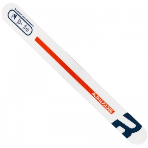 Protector Royal Padel Blanco Logo Azul Marino Protector Royal Padel Blanco Logo Azul Marino