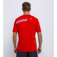 DROP SHOT T-SHIRT GREY INVICTUS PADDLE CLOTHING  PADELPOINT DROP SHOT T-SHIRT GREY INVICTUS PADDLE CLOTHING