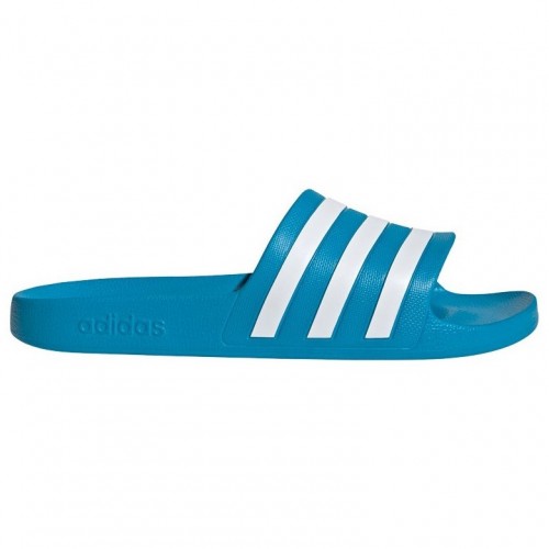 Adidas Adilette Aqua Blue White Sandal Adidas Adilette Aqua Blue White Sandal