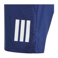 Short Junior Adidas Club 3 Stripes bleu foncé
