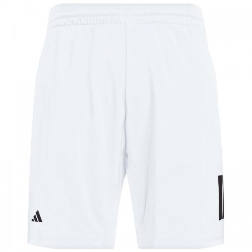 Short Adidas Club 3 Stripes Blanco Negro Short Adidas Club 3 Stripes Blanco Negro