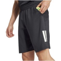 Short Adidas Club 3 Stripes Negro Blanco  Oferta + Barato