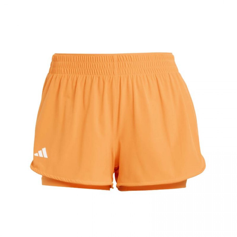 Short Adidas Match Orange pour femmes PADELPOINT