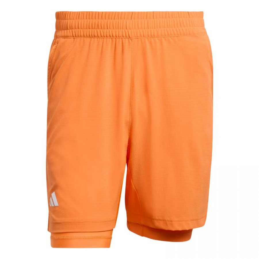 Pantaloncini da tennis Adidas Climacool Arancioni Bianchi