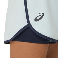 Short Asics Match Azul Mar Mujer  Offer + Cheap