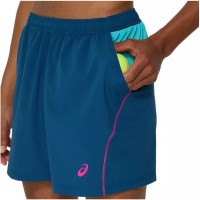 Pantaloncini Asics Padel Court 7IN Azul Mako  Offerta + Economico