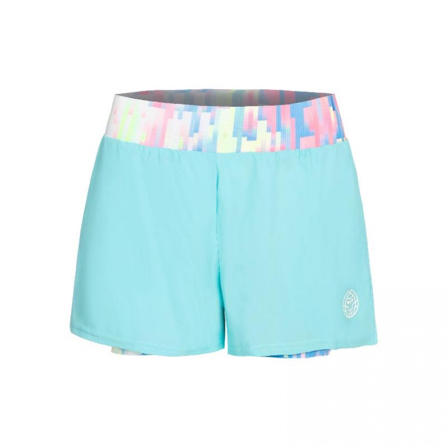 Short Bidi Badu Good Melbourne Printed 2In1 Aqua Mix   Offer + Cheap