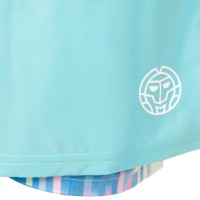 Short Bidi Badu Good Melbourne Printed 2In1 Aqua Mix   Offer + Cheap