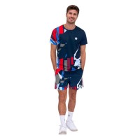 Badu New York 7Inch Dark Blue Red Bidi Shorts  Offer + Cheap