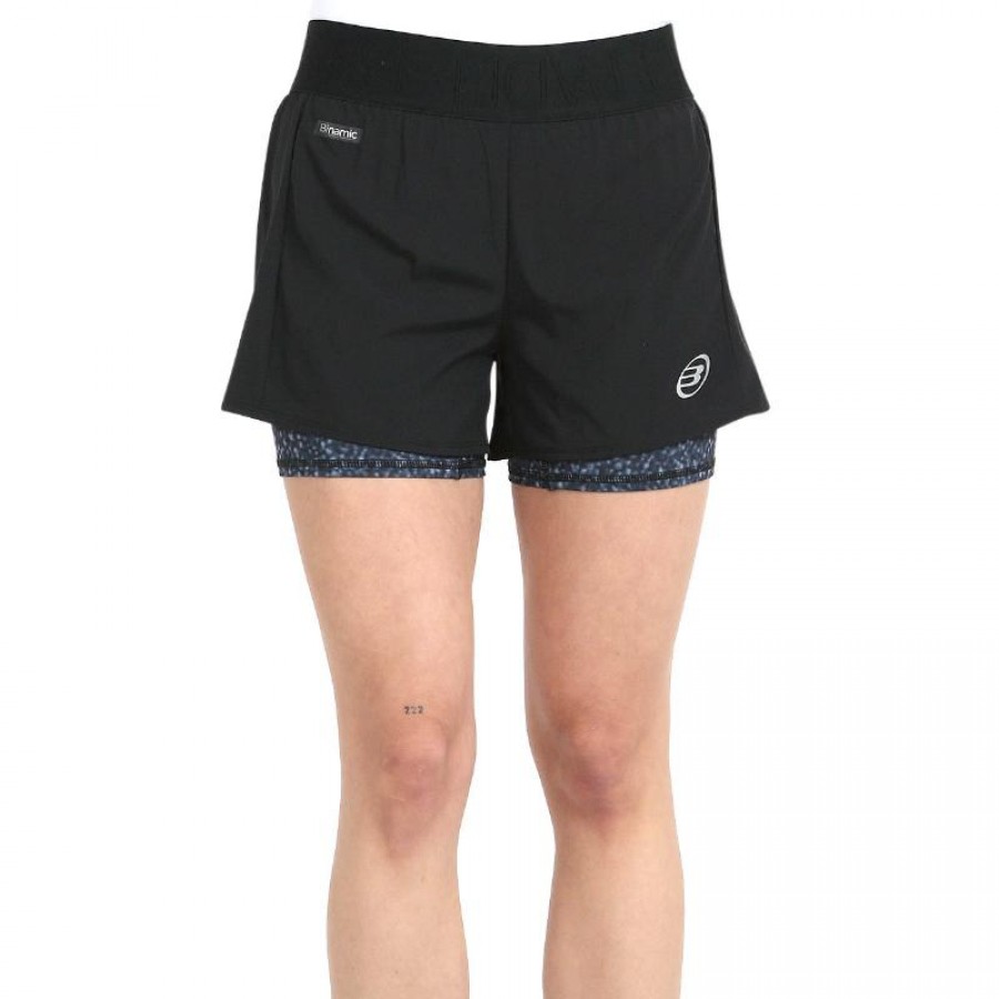 Pantaloncini Bullpadel neri Breca da donna  Offerta + Economico