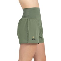 Short Bullpadel Premier Padel Pitan Kaki Mujer