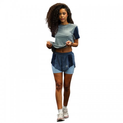 Short Drybreak Dryquick Azul Mujer