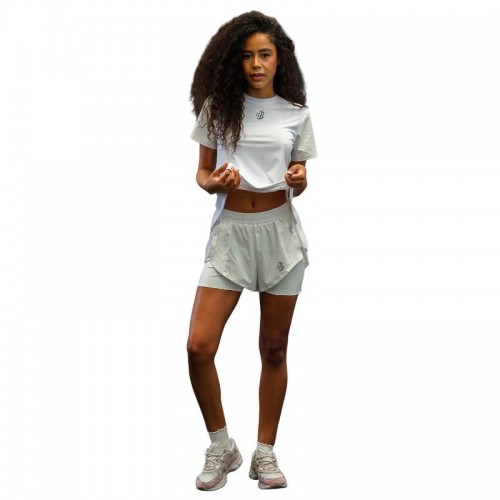Short Drybreak Dryquick Blanco Mujer