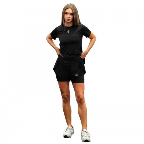 Short Drybreak Dryquick Negro Mujer