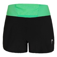 Short Head Dynamic Negro Verde Mujer  Oferta + Barato