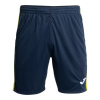 Short Joma Open III Azul Marino Amarillo