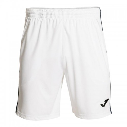 Short Joma Open III Blanco Azul Marino