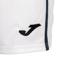 Short Joma Open III Blanco Azul Marino