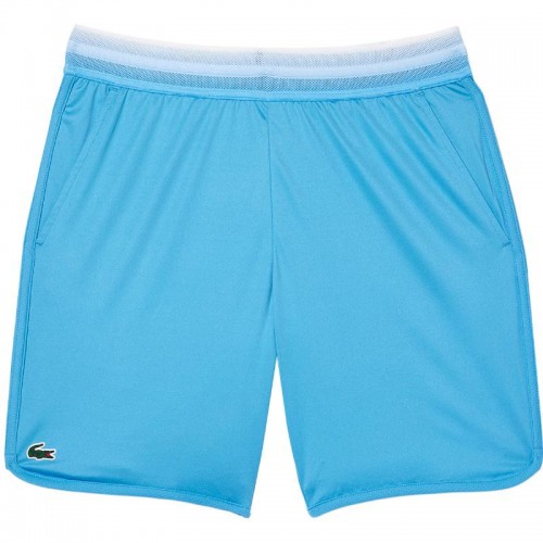 Short Lacoste Daniil Medvedev Azul Blanco Short Lacoste Daniil Medvedev Azul Blanco
