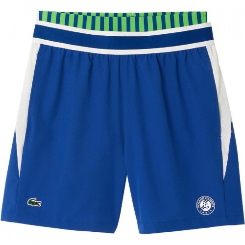 Short Lacoste Roland Garros Azul Blanco Verde Short Lacoste Roland Garros Azul Blanco Verde