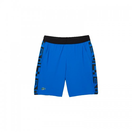 Short Lacoste Sport Azul Estampado Short Lacoste Sport Azul Estampado