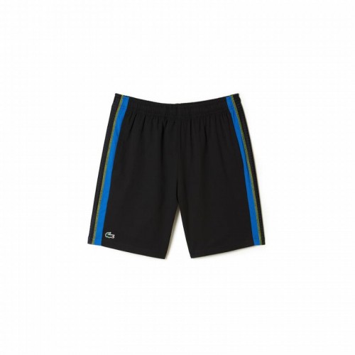 Short Lacoste Sport Negro Amarillo Short Lacoste Sport Negro Amarillo