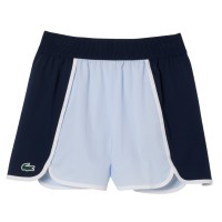 Short Lacoste Ultra Dry Azul Mujer  Oferta + Barato