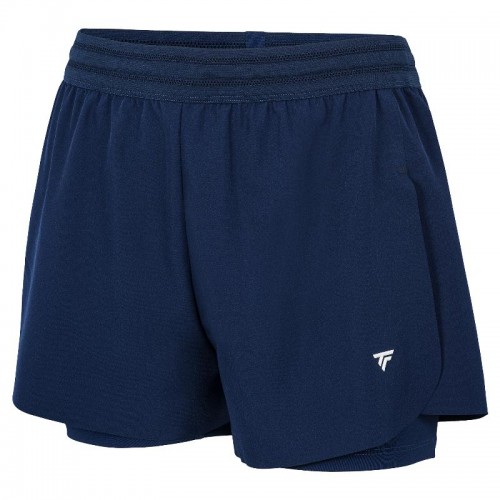 Équipe Short Tecnifibre Stretch Azul Marino Mujer
