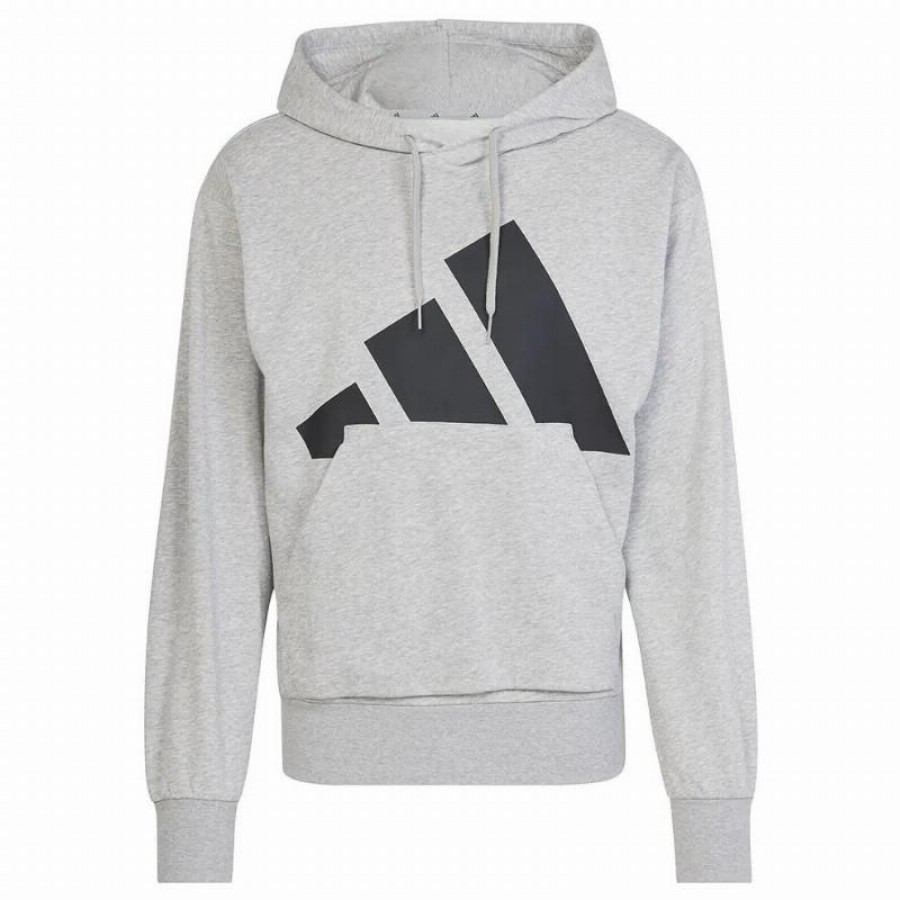 Moletom Adidas Essentials Cinza Preto  Oferta + Barato