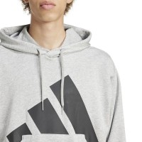Moletom Adidas Essentials Cinza Preto  Oferta + Barato