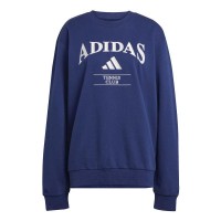 Sweat-shirt Adidas Heritage Graphic bleu foncé