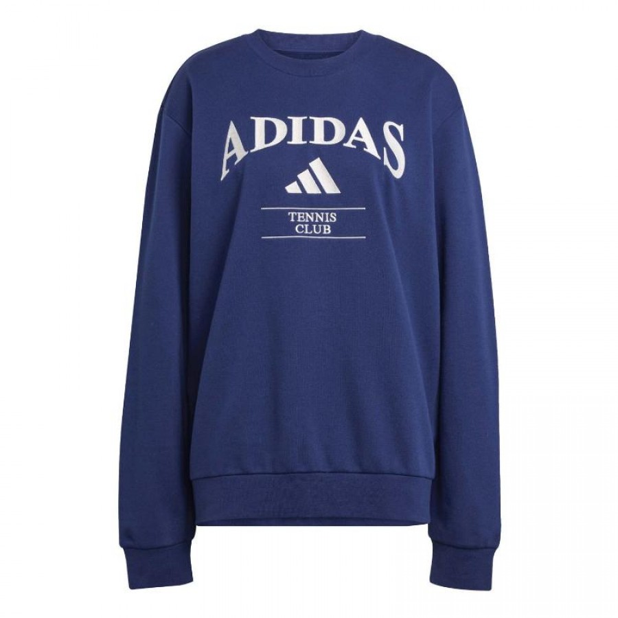 Sweat-shirt Adidas Heritage Graphic bleu foncé