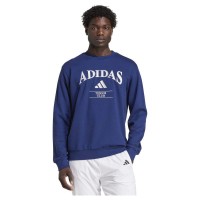 Sweat-shirt Adidas Heritage Graphic bleu foncé