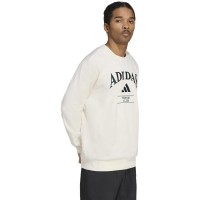 Moletom Adidas Heritage Graphic Branco Giz  Oferta + Barato