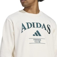 Moletom Adidas Heritage Graphic Branco Giz  Oferta + Barato