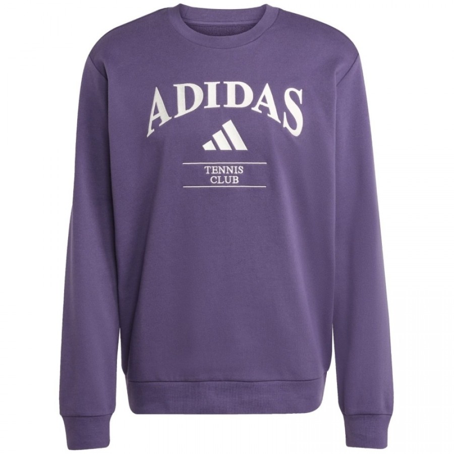 Adidas Heritage Graphic Purple Sweatshirt  Offer + Cheap