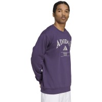 Adidas Heritage Graphic Purple Sweatshirt  Offer + Cheap