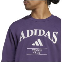 Adidas Heritage Graphic Purple Sweatshirt  Offer + Cheap