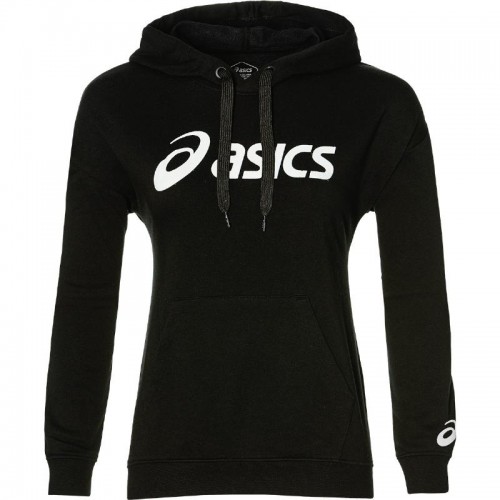 Sweatshirt Asics Logo Large Black Woman Sweatshirt Asics Logo Large Black Woman