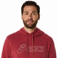 Asics Logo Felpa in betulla rossa  Offerta + Economico